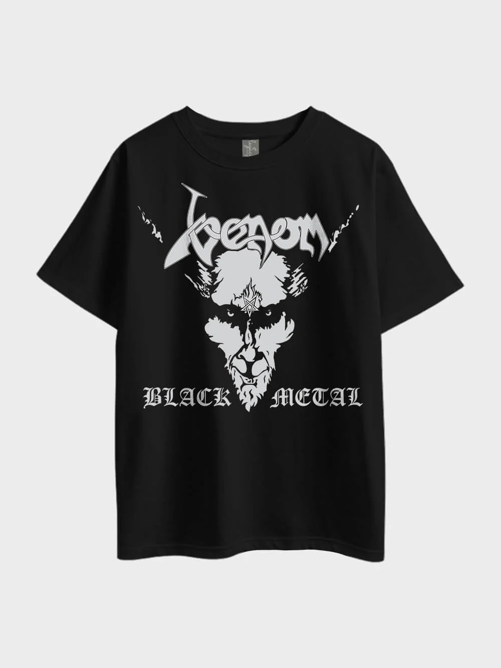 Venom Black Metal Oversized Mens High Quality T-Shirt