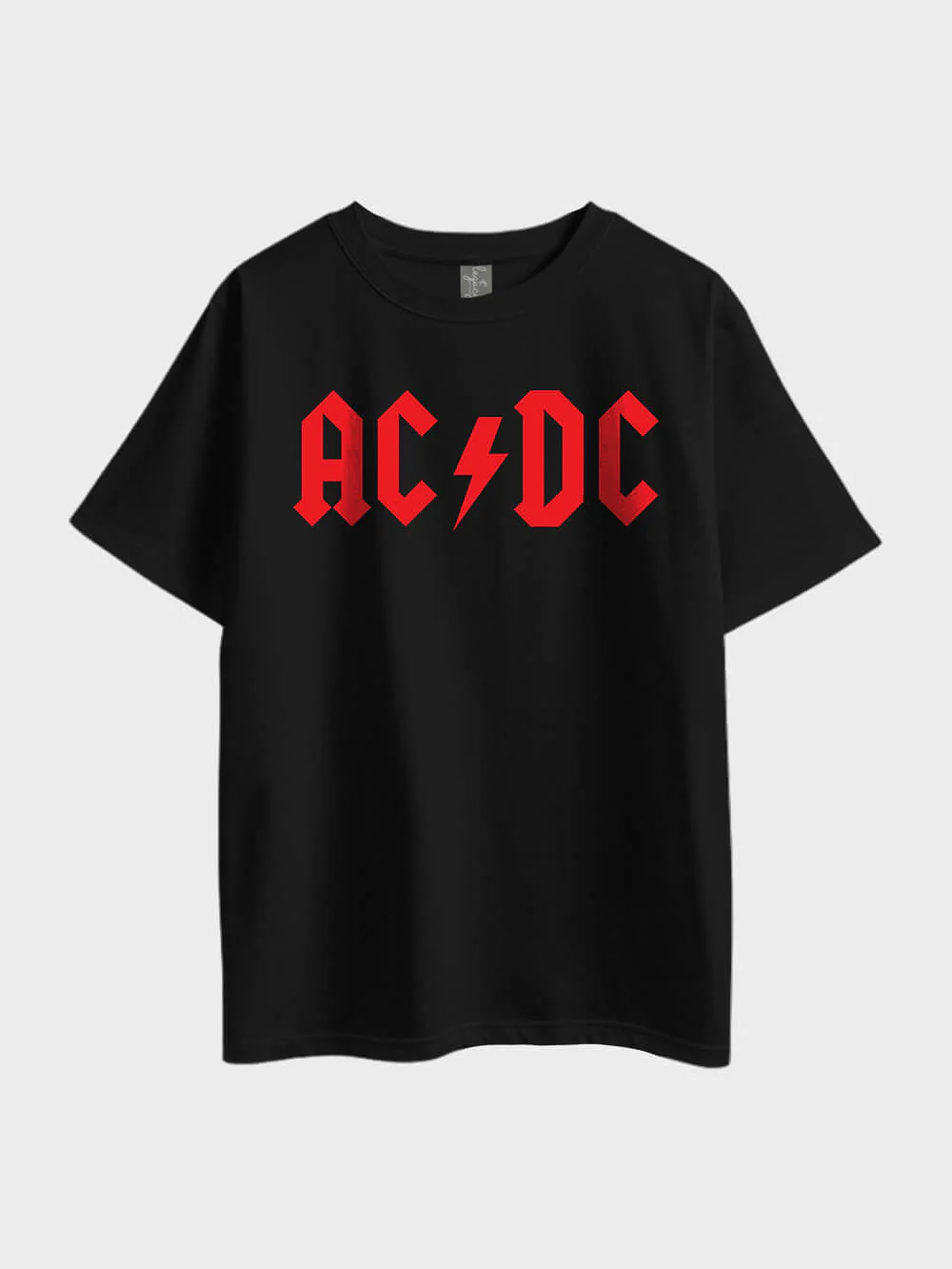 Vintage AC DC Metal Oversized Men's Premium Quality In Lowest Price Tee Only In BD