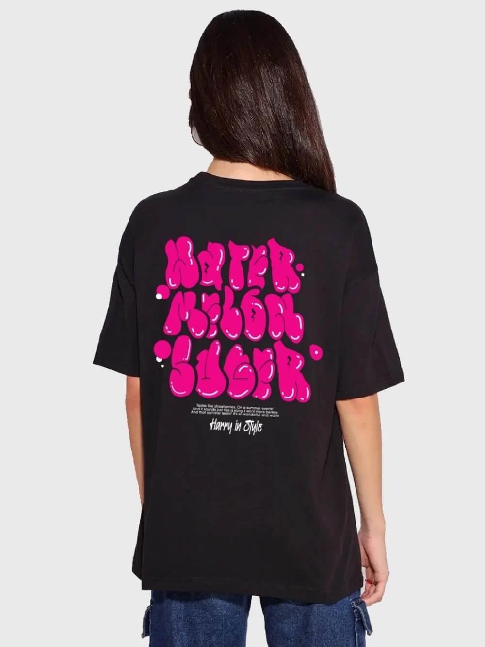 Watermelon Sugar By Harry Styles Printed Womens Drop Shoulder T shirt Legacy Boutiques BD - Image 3