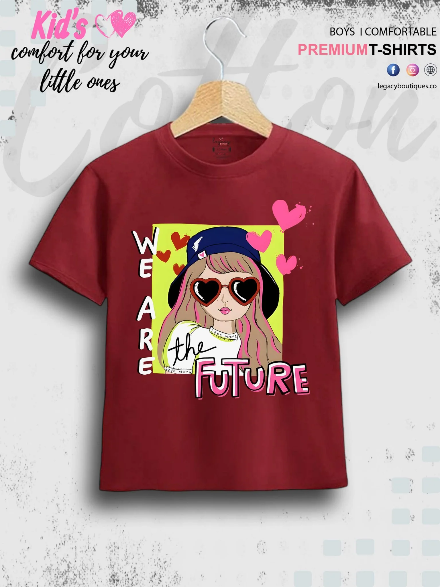 We Are The Future Printed High Quality T-Shirt For Baby Girls In Lowest Price Only In BD - Image 3