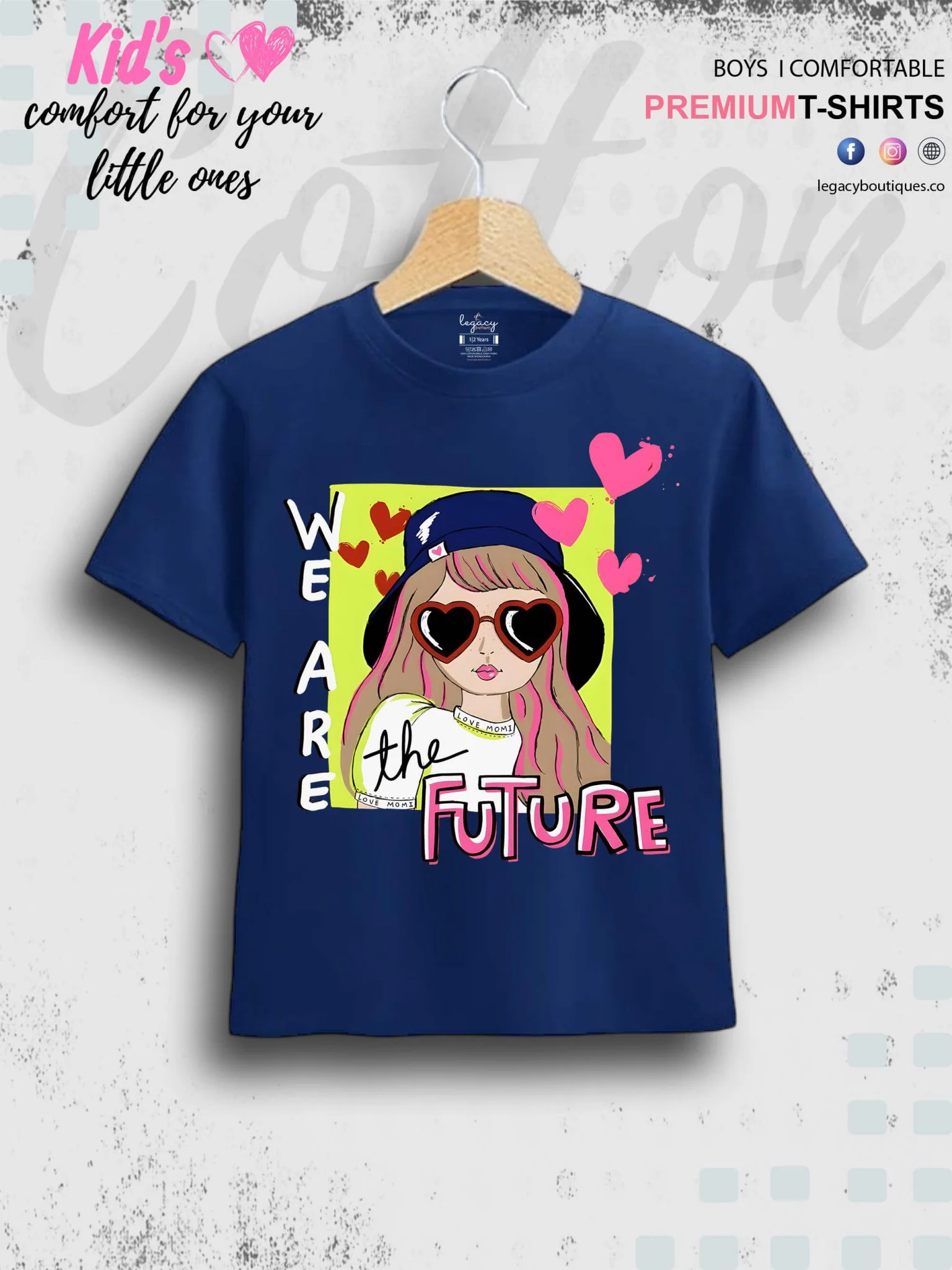 We Are The Future Printed High Quality T-Shirt For Baby Girls In Lowest Price Only In BD - Image 4