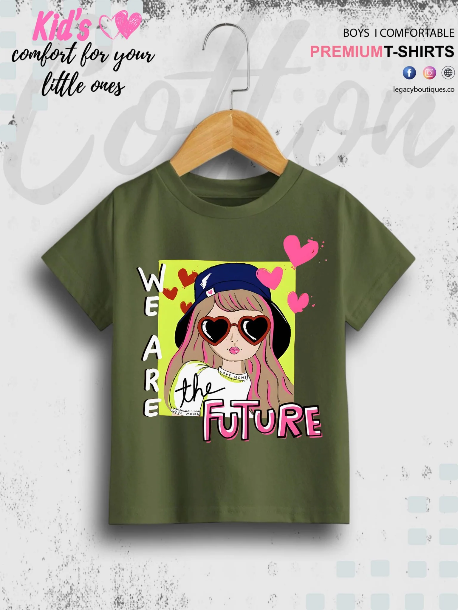 We Are The Future Printed High Quality T-Shirt For Baby Girls In Lowest Price Only In BD - Image 5