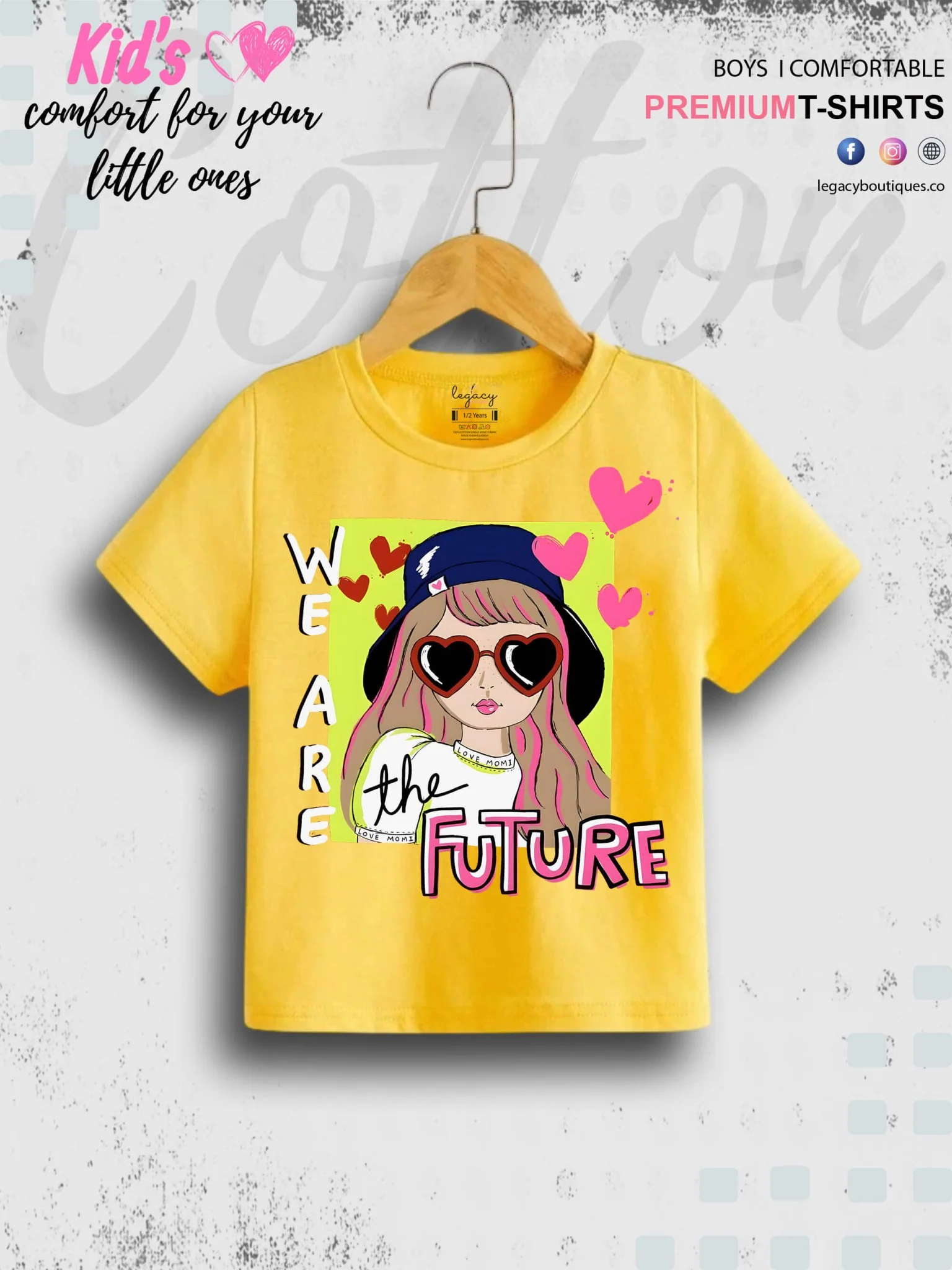 We Are The Future Printed High Quality T-Shirt For Baby Girls In Lowest Price Only In BD - Image 8