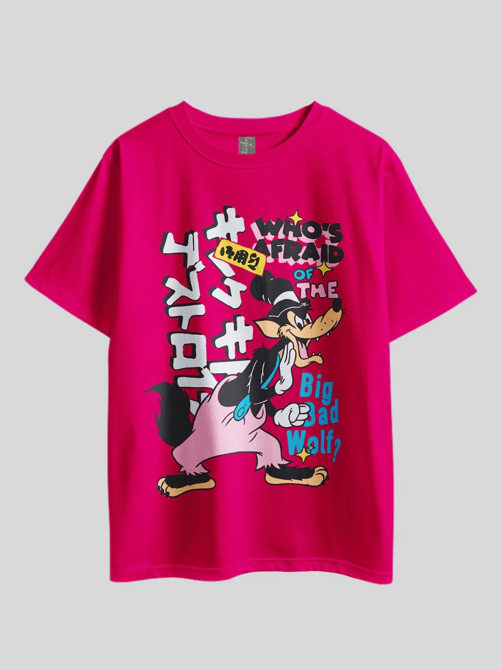 WHO'S AFRAID OF THE BIG BAD WOLF? Graphic Printed Drop Shoulder T-shirt Legacy Boutiques Dhaka - Image 5