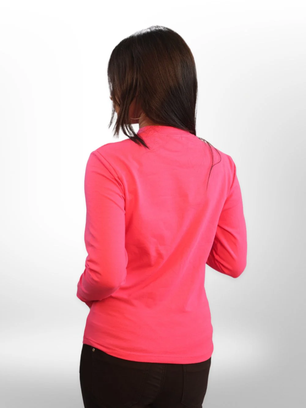 Women Front Cut Out Tops Full Sleeve - Image 8